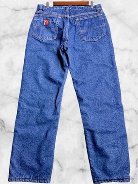 Wrangler RIGGS Workwear Insulated Jeans Mens 32x30 Blue Denim Winter Work Pants